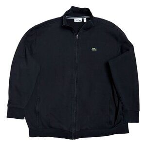 LACOSTE SPORT Black Full Zip Casual Designer Sweater Shacket Jacket Mens 3XL